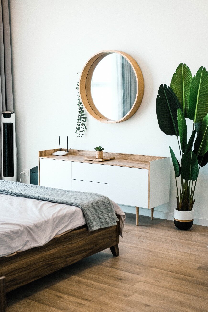 bedroom in starter home