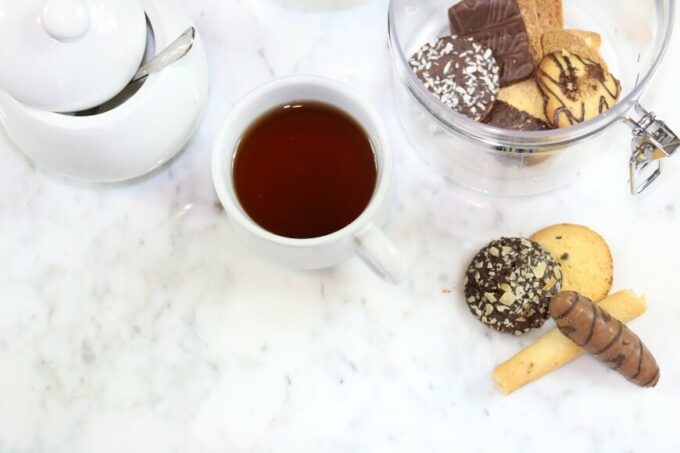 homebaked goods and coffee